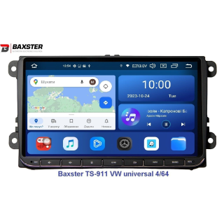 Штатна магнітола Baxster TS-911 VW 4/64 universal