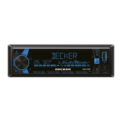 Автомагнітола MP-3 Decker MDR-210 Автомагнітола MP-3 Decker MDR-210