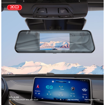 Відеореєстратор XO XJ06 дзеркало заднього виду 5-inch, WiFi
