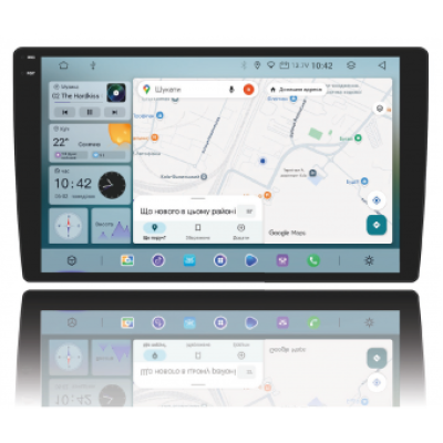 Штатний MP5-ресивер Shuttle SL902 9" QLED 2K, Android 13, 8-ядер, 4/64, DSP