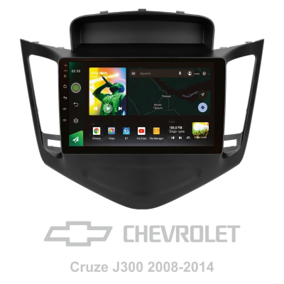 Штатна магнітола Sigma X9232 2+32 Gb Chevrolet Cruze J300 2008-2014 9"