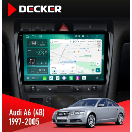 Штатна магнітола Audi A6 (4B) 1997–2005 Decker D9-004 6x128, DSP 360, 2K