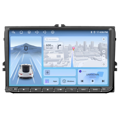 Автомагнітола VW Android 9" DSP 4G v2 з підтримкою SIM-карти, DSP та GPS