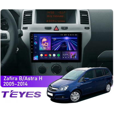 Штатна магнітола Teyes CC3L 4+32 Gb Opel Zafira B 2005-2014, Astra H 2004-2014 9"