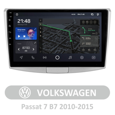 Штатна магнітола AMS T1010 3+32 Gb Volkswagen Passat 7 B7 2010-2015 10"